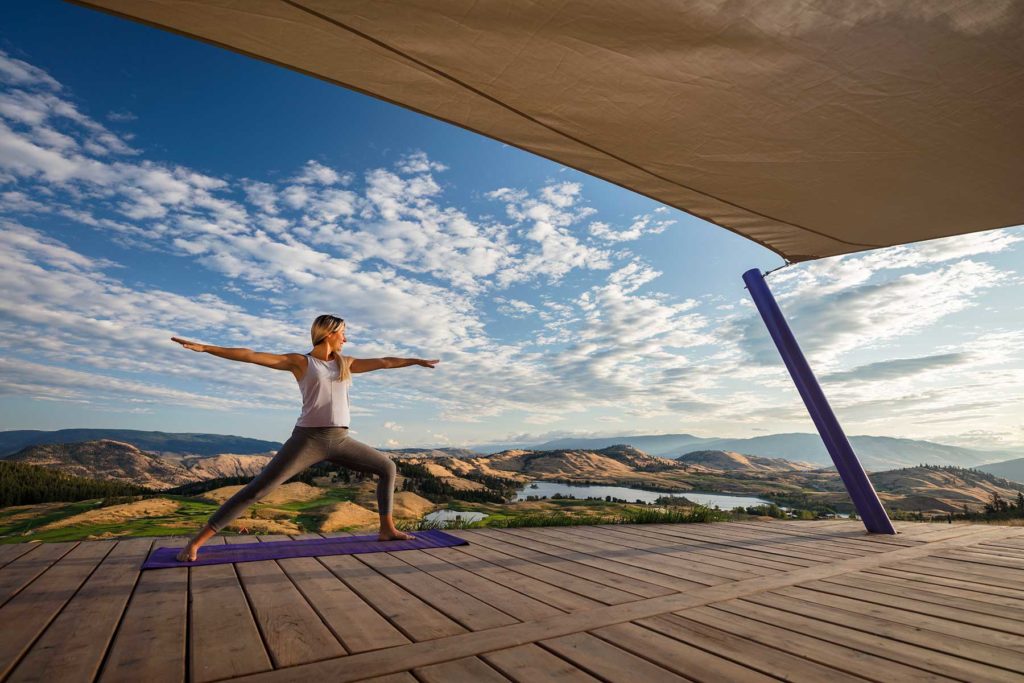 FIND YOUR OM ON A YOGA PLATFORM OVERLOOKING THE LAKE – OKANAGAN BUCKETLIST